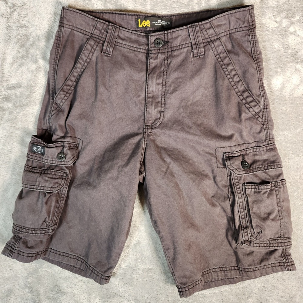 Lee‎ Men's Wyoming Cargo Shorts Black 30X11 2183324